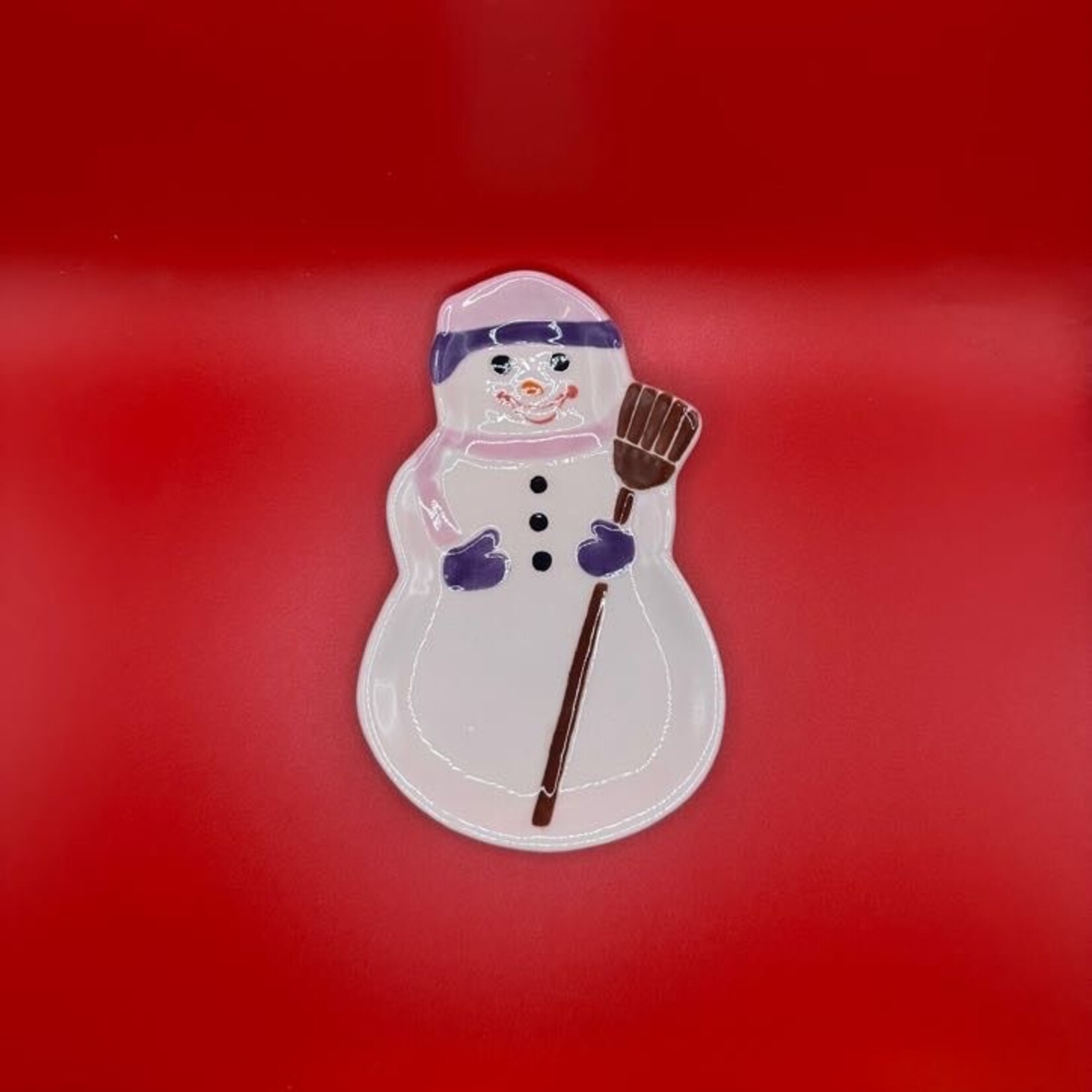Snowman Dish