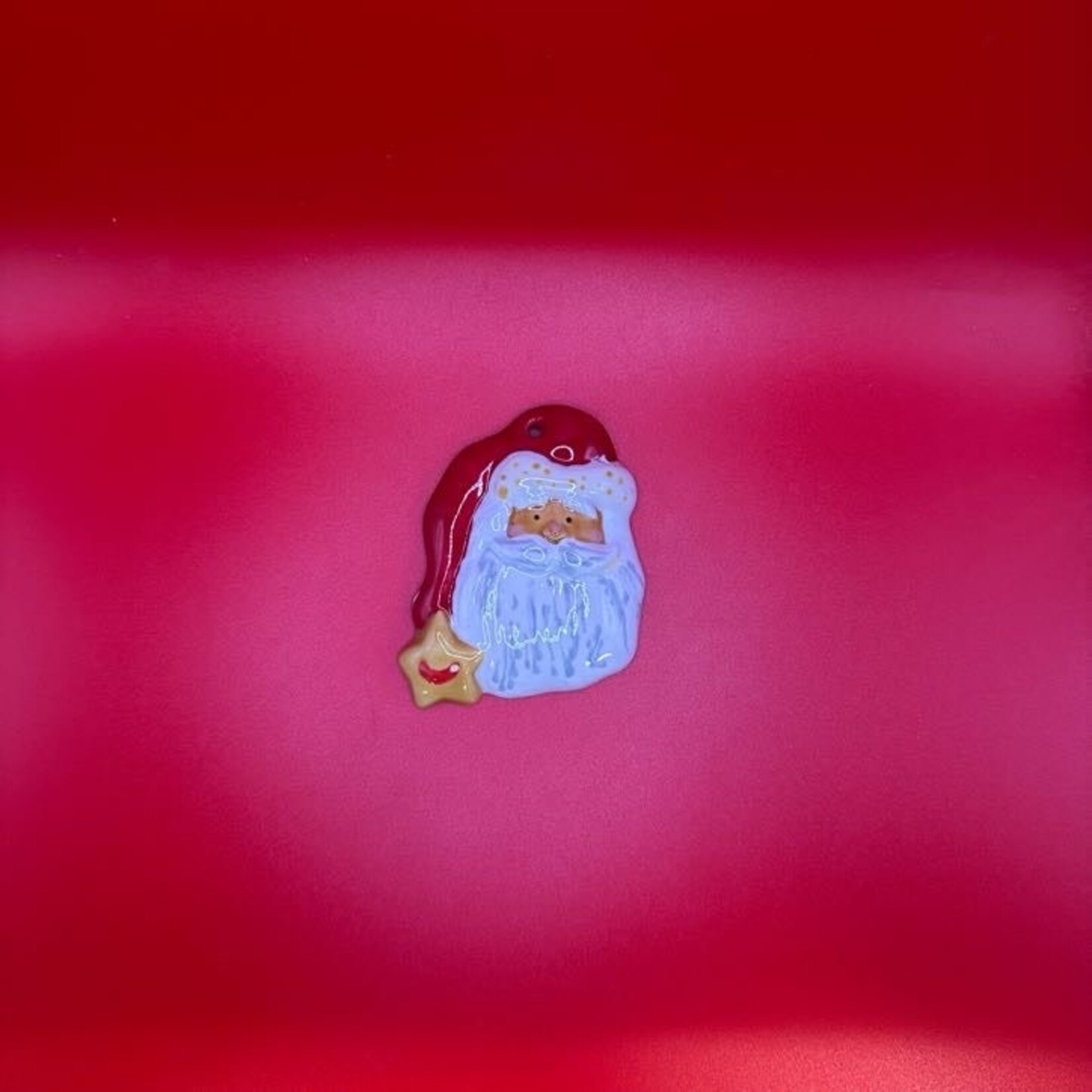 Santa Face Ornament