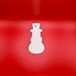 Snowman Ornament, Flat 4.7"