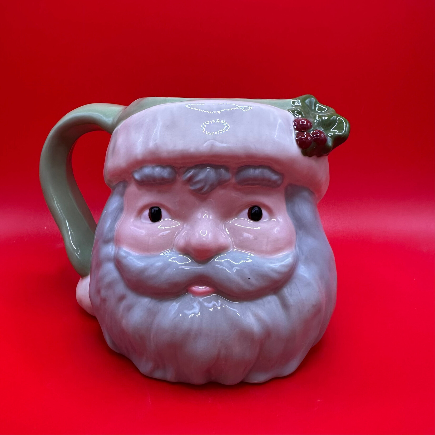 Santa Mug, Vintage