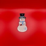 Snowman Ornament, Flat 4.7"