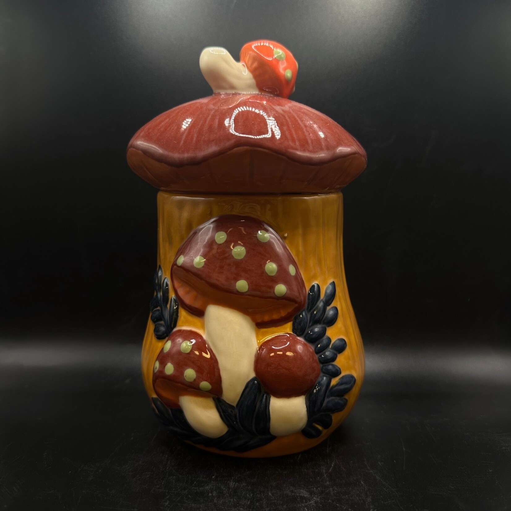 Retro Mushroom Canister
