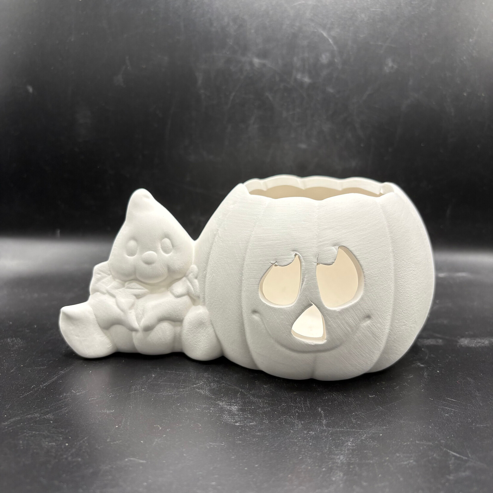 Ghost & Pumpkin Votive