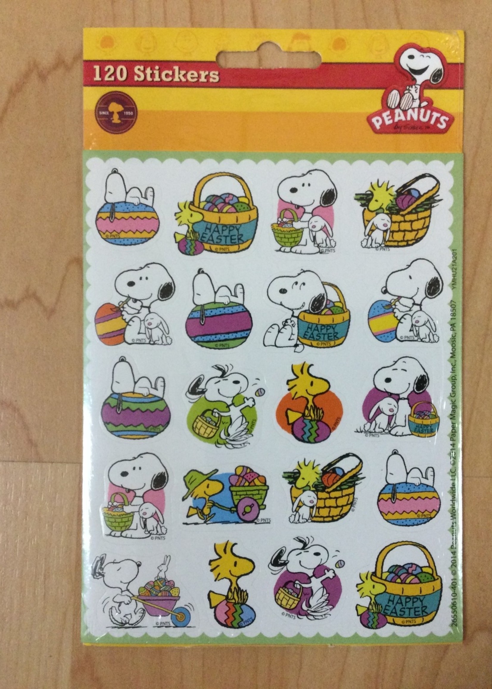 Peanuts Easter Stickers Peanuts Easter Stickers