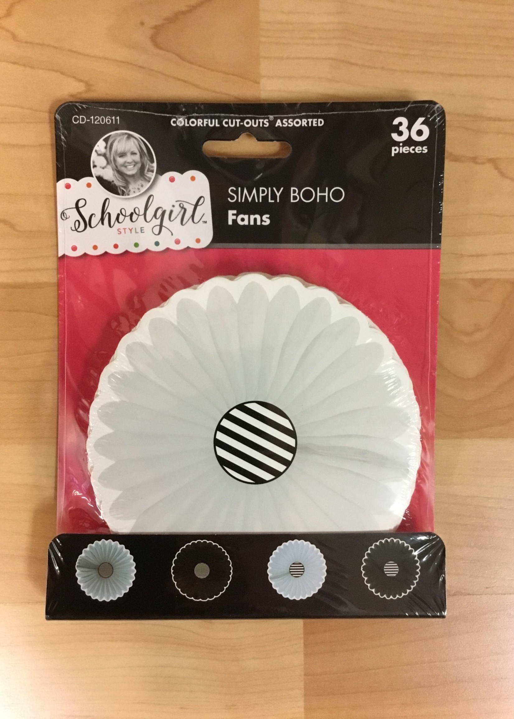 Schoolgirl Style Simply Boho Fan Cutouts 36pc