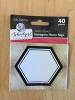 Schoolgirl Style Simply Boho Hexagon Labels