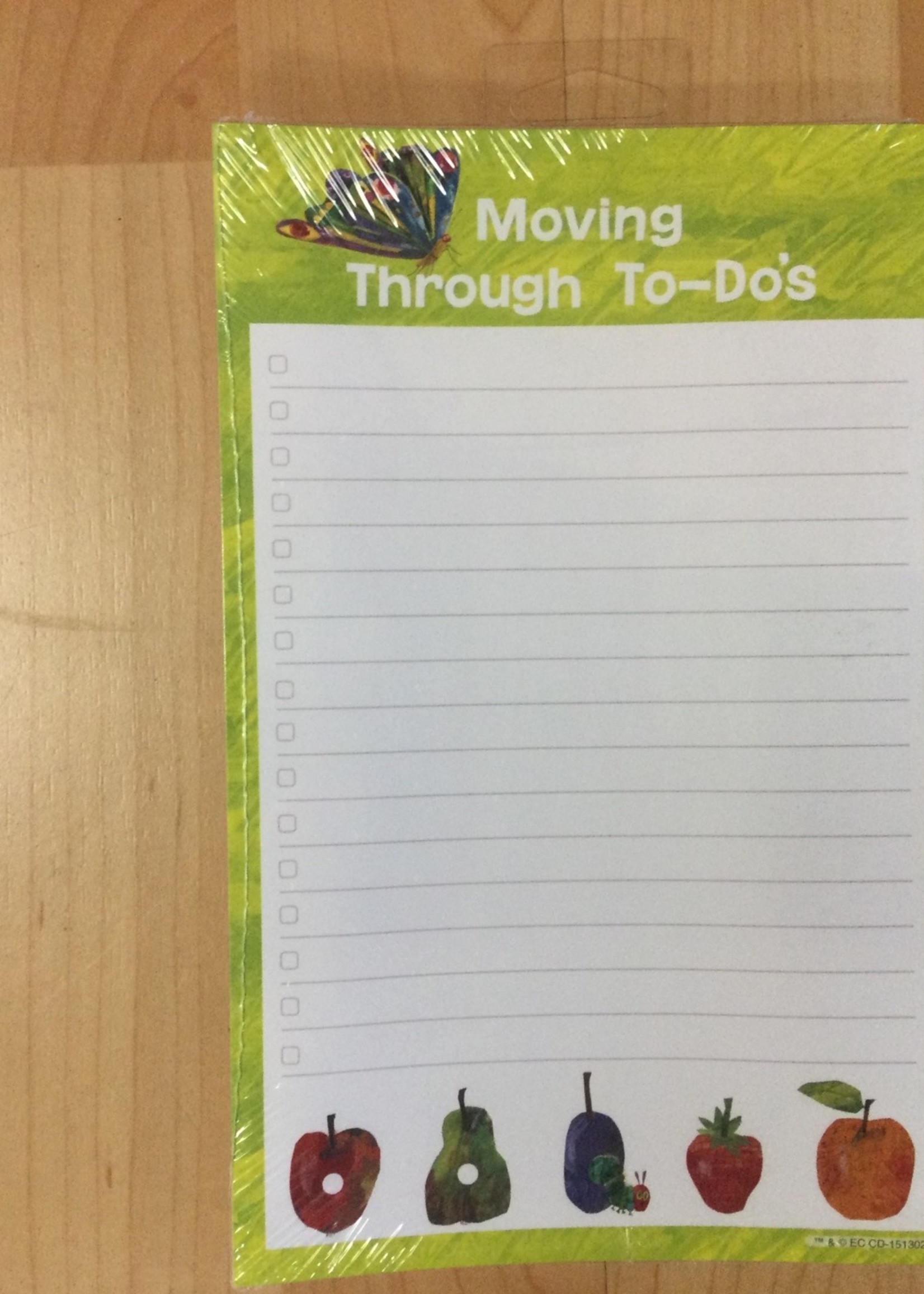 Eric Carle Moving Through To-Dos Notepad 50 sheets