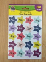 Oh Happy Day Star Reward Stickers 120pc