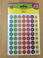 Confetti Stars Stickers 378pc