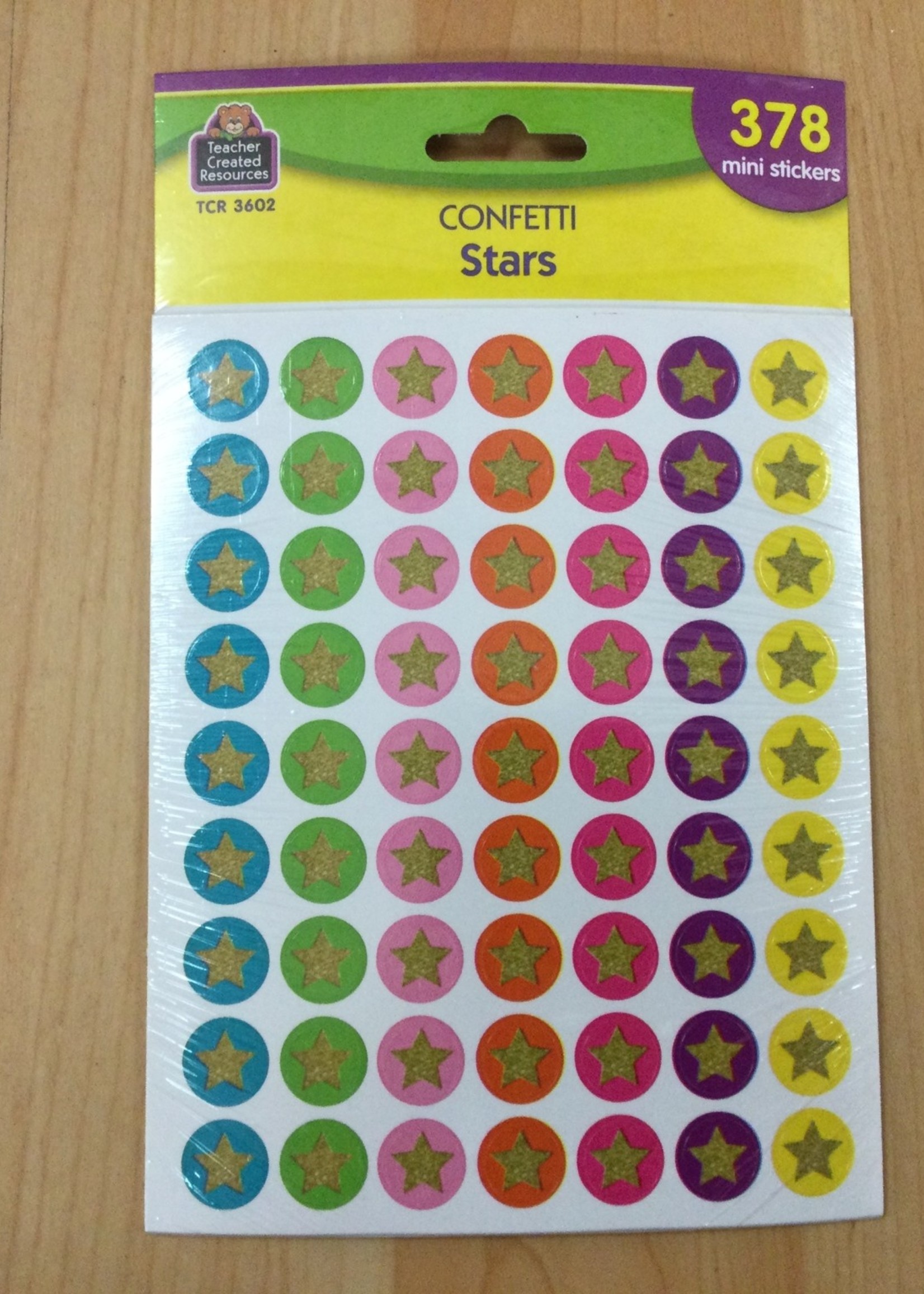 Confetti Stars Stickers 378pc