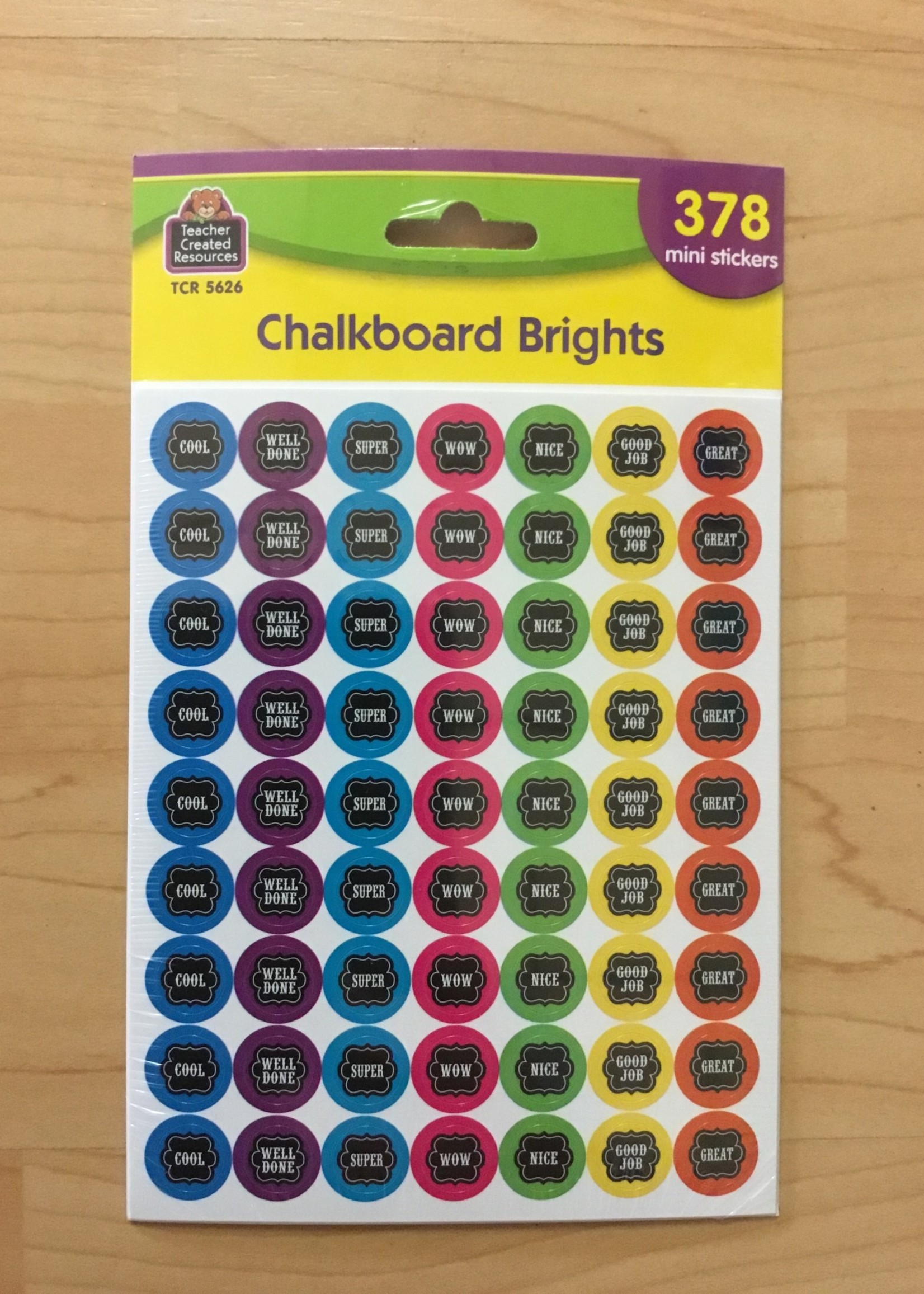 378 Mini Praise Stickers Chalkboard Brights Mini Stickers