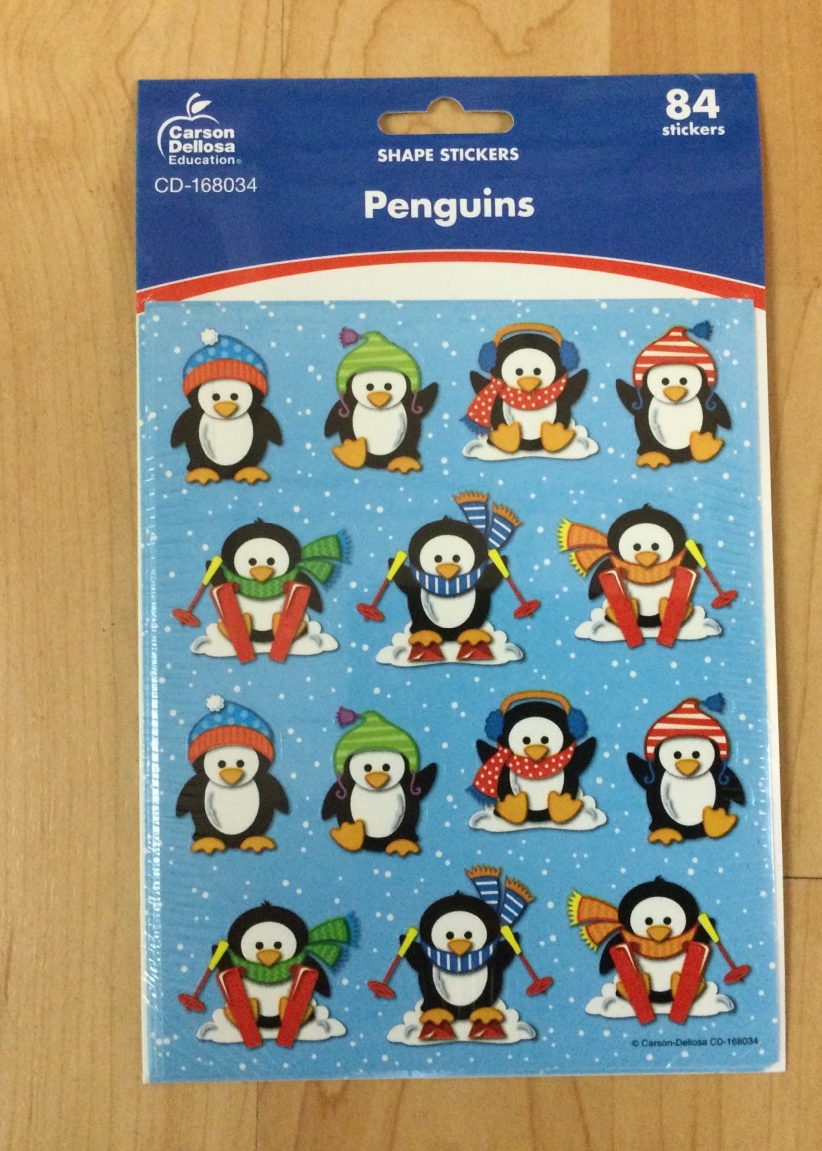 Penguin Shape Stickers Penguin Shape Stickers 84pc