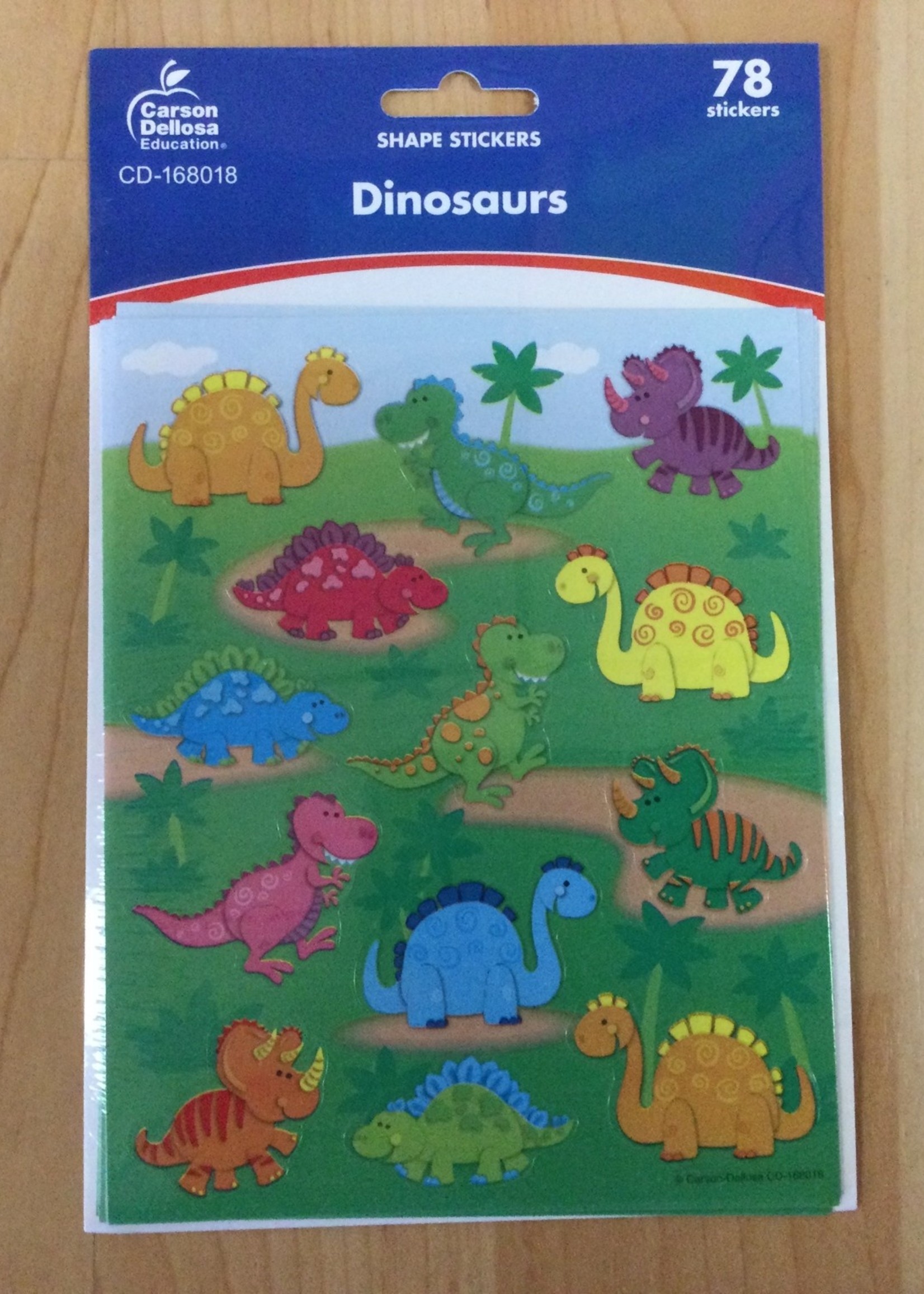 Dinosaur Shape Stickers