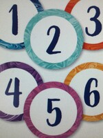 Marble Swirl Magnetic Numbers