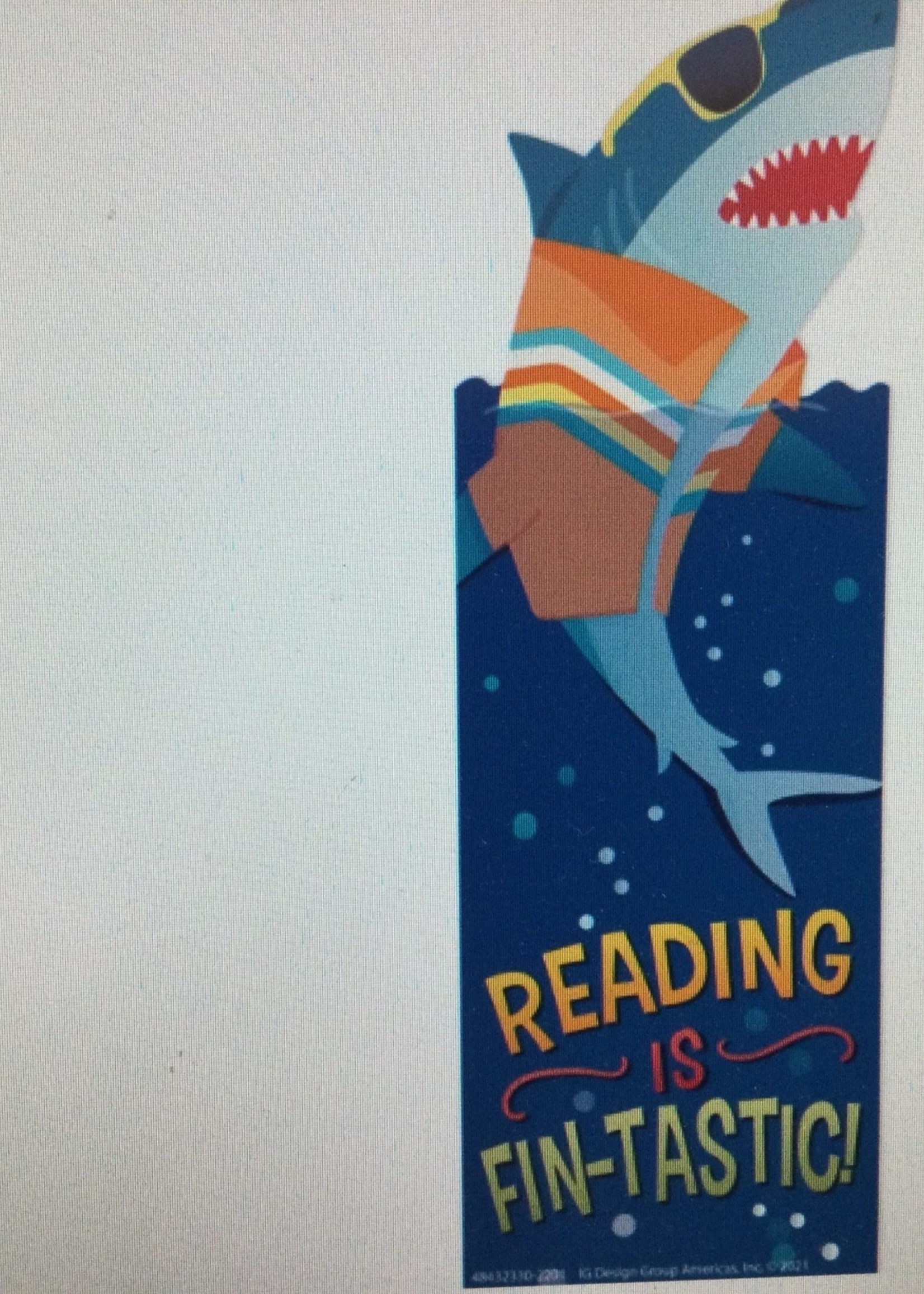 Reading is Fintastic Shark Bookmarks 36pk