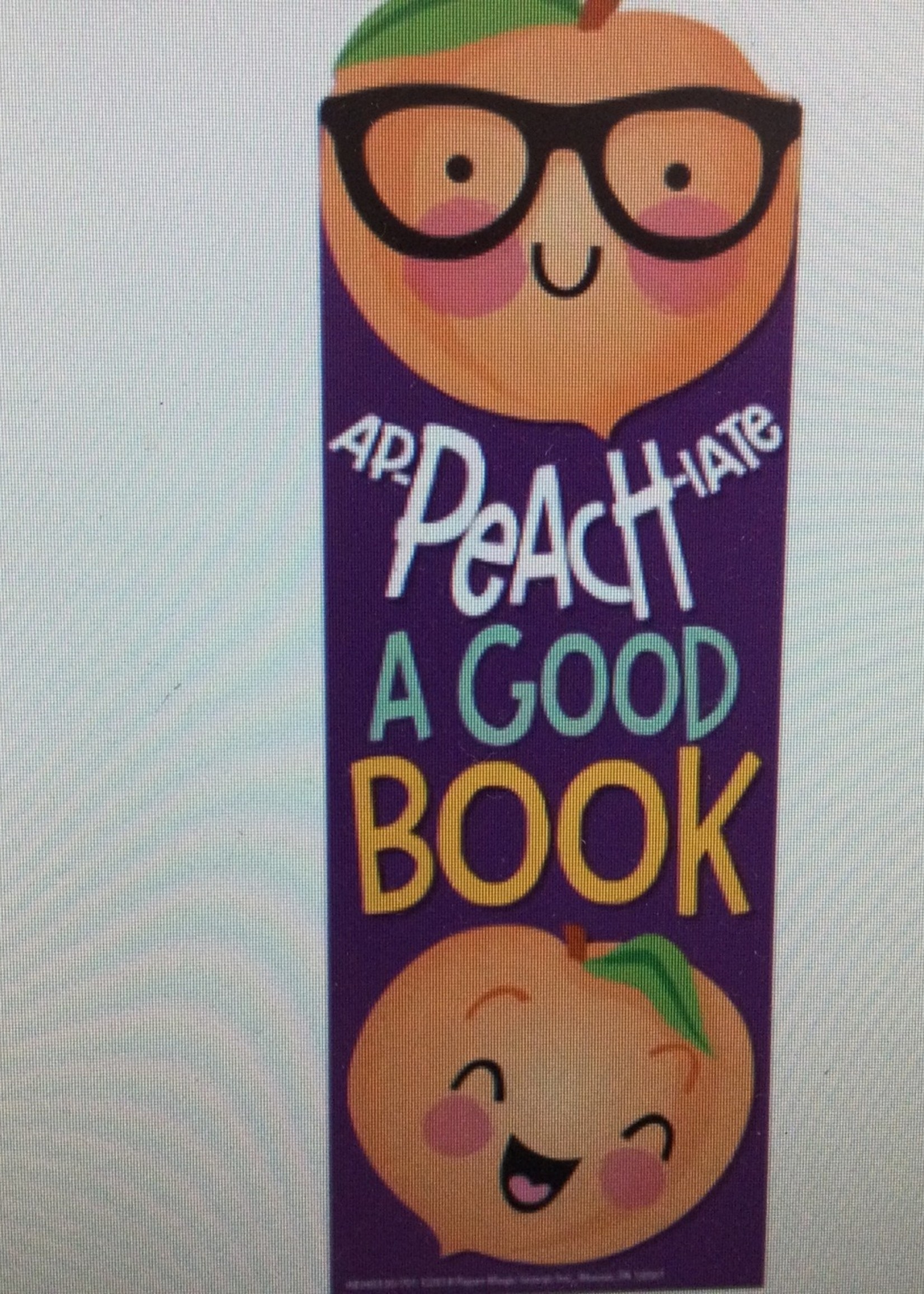 Peach Scented Bookmarks 24ct