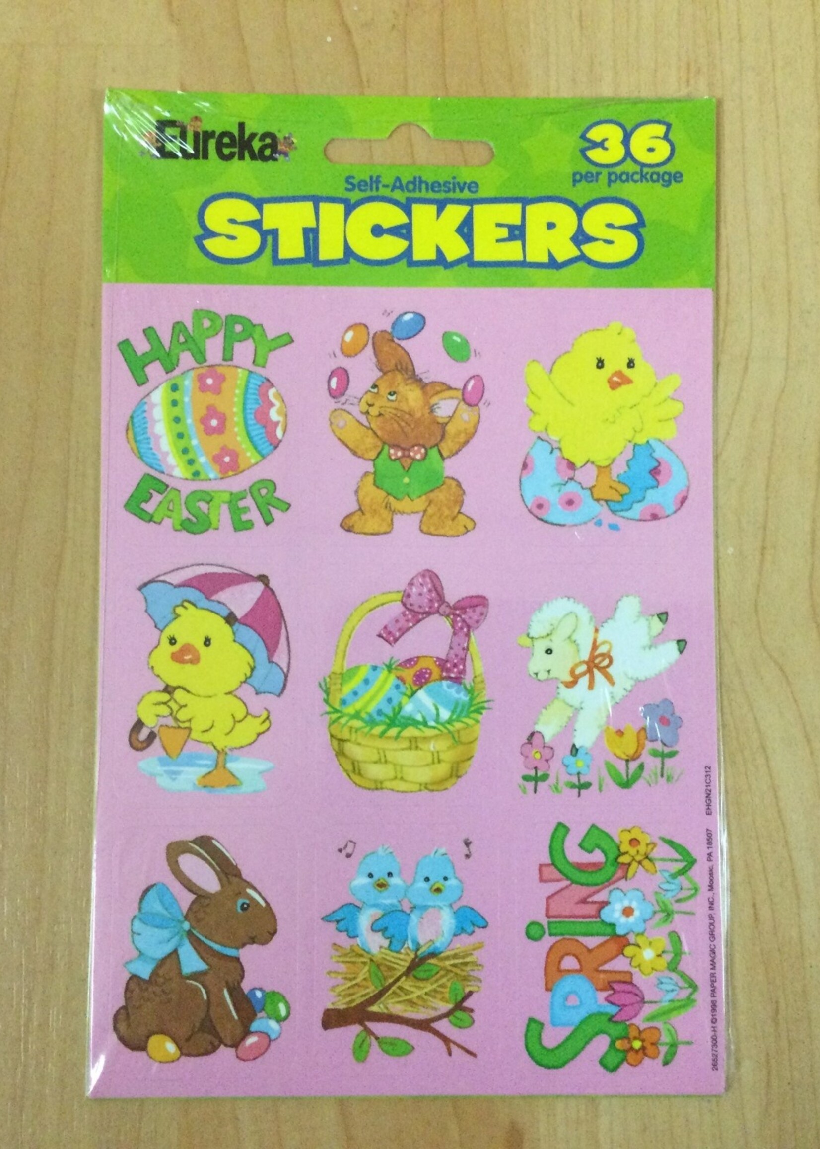 Easter Stickers 36pc