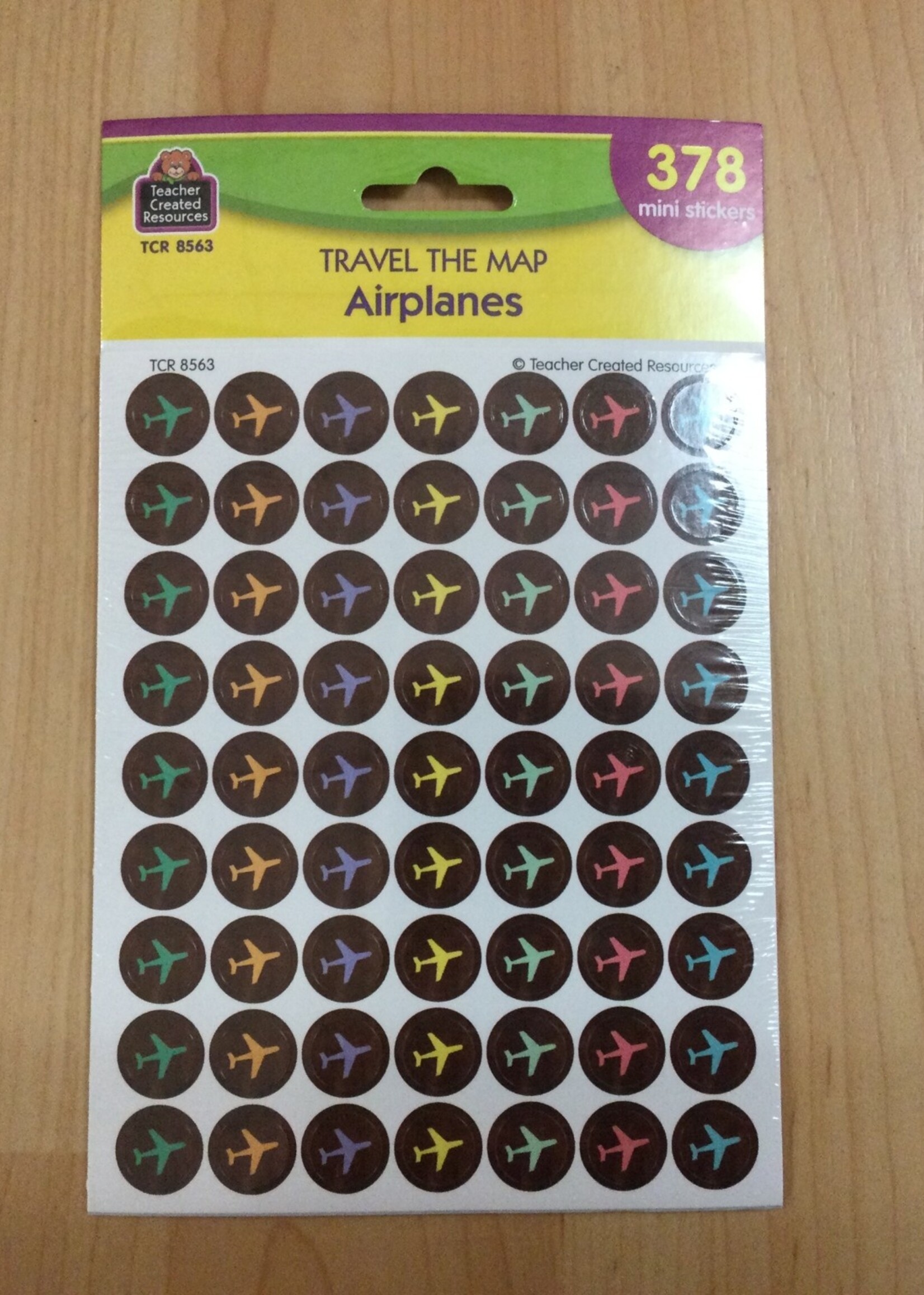 Travel the Map Airplane Sticker Travel the Map Airplane Sticker