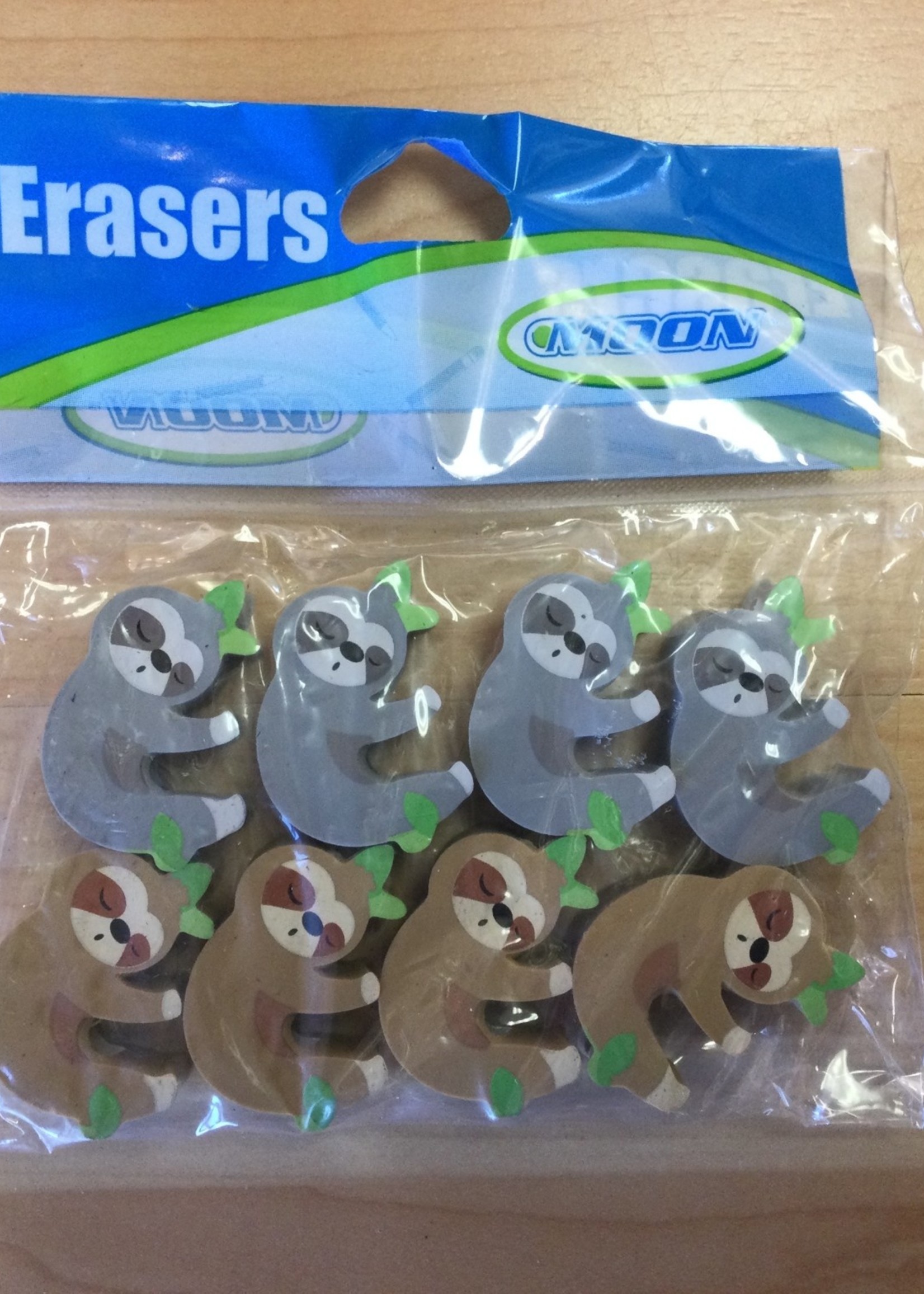 Sloth/Koala Cap Erasers Sloth Cap Erasers 8pc