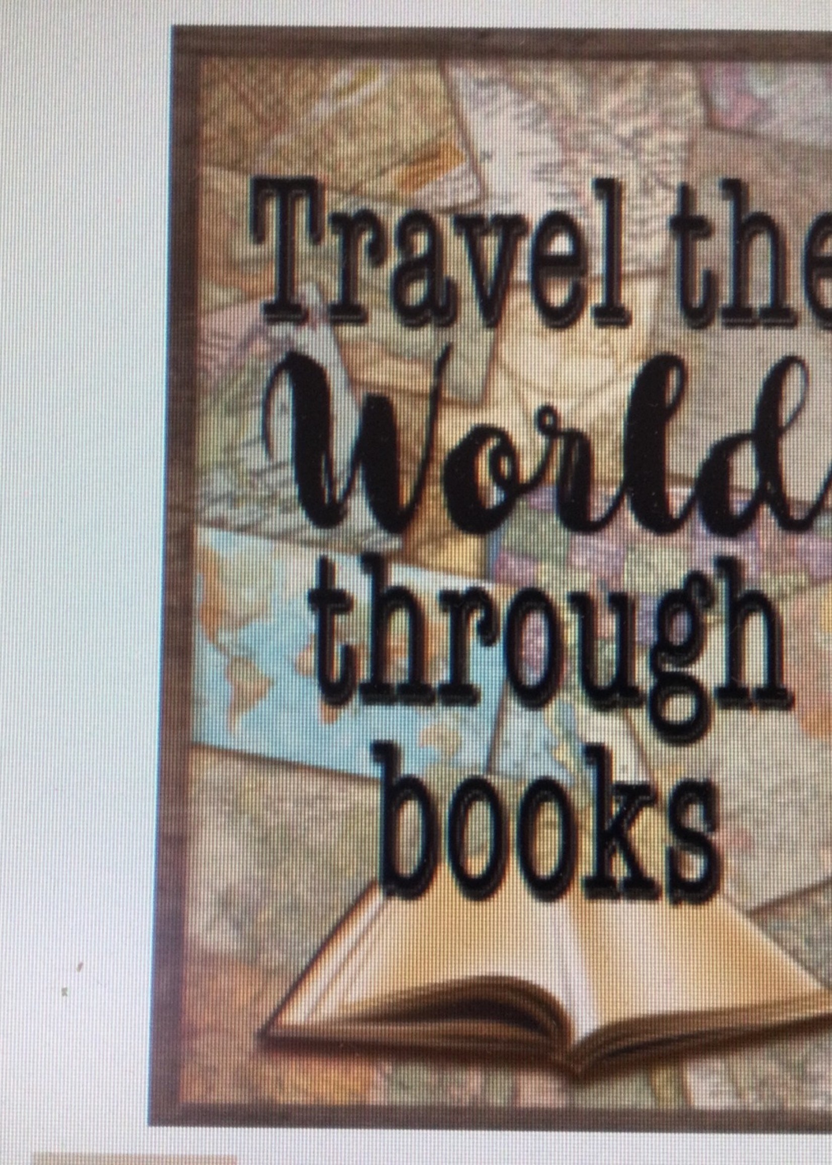 Travel the World Through Books Travel the World Through Books Poster