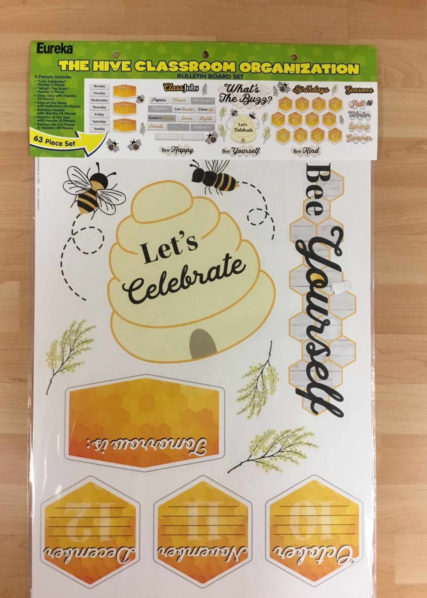 The Hive Classroom Organization Bulletin Board Set