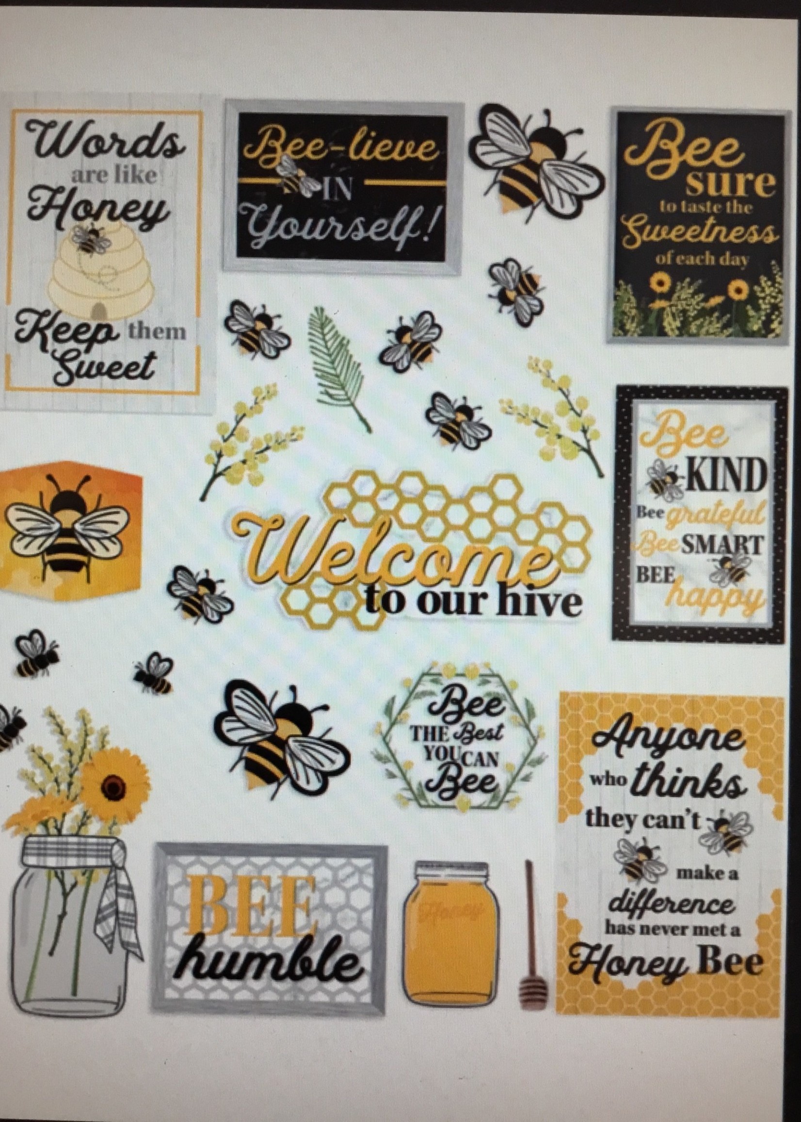 The Hive Motivational Gallery Wall