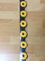 The Hive Black Floral Scalloped Border 37'