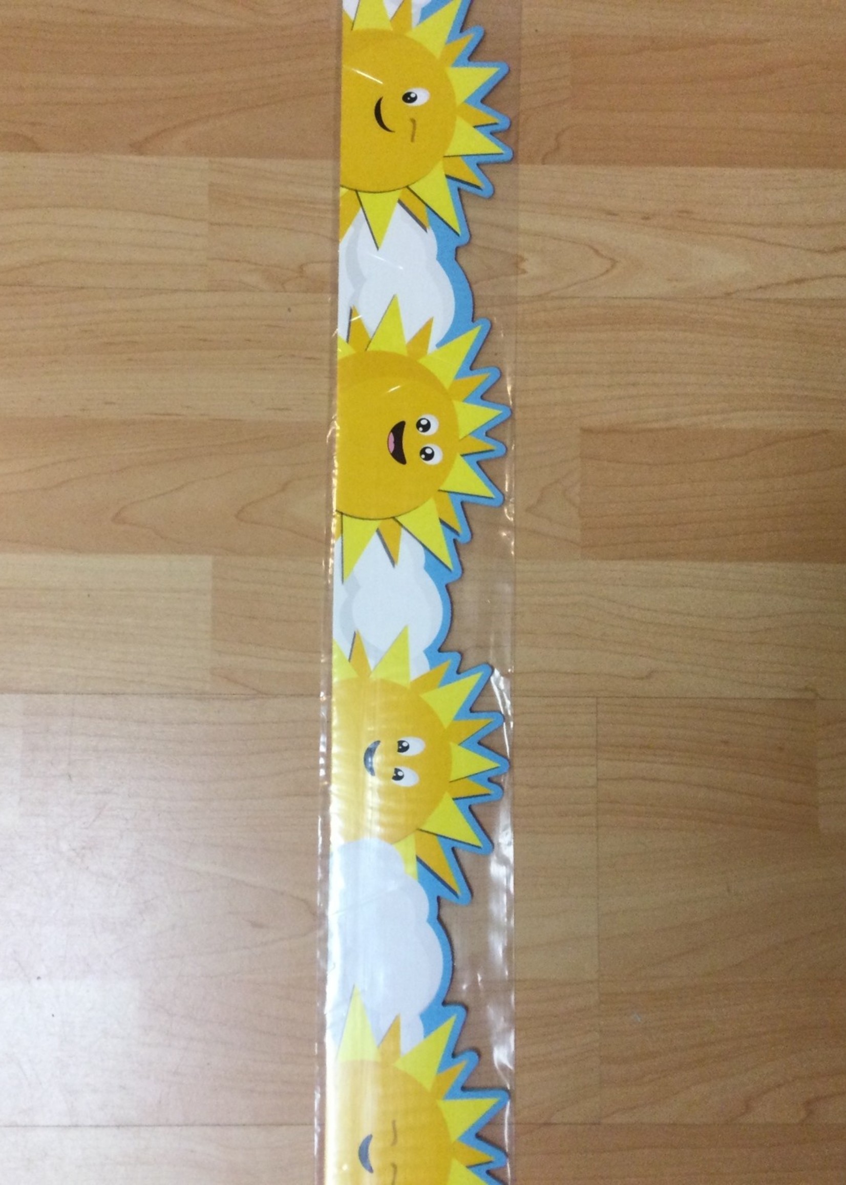 Growth Mindset Sun and Clouds Border 37'