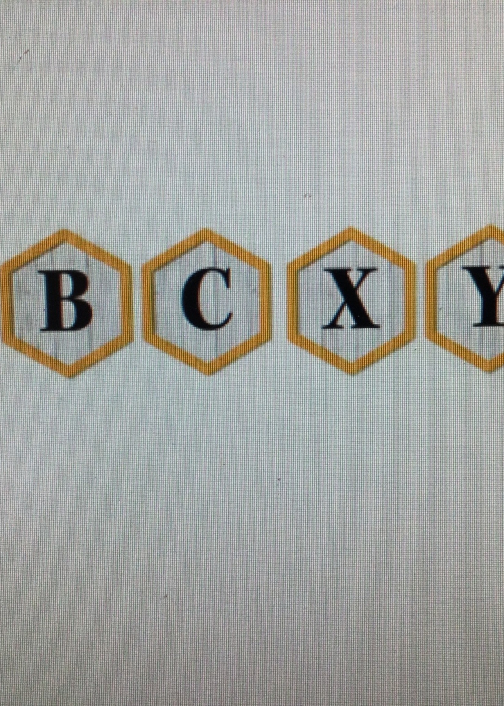 The Hive Deco Letters 96pc