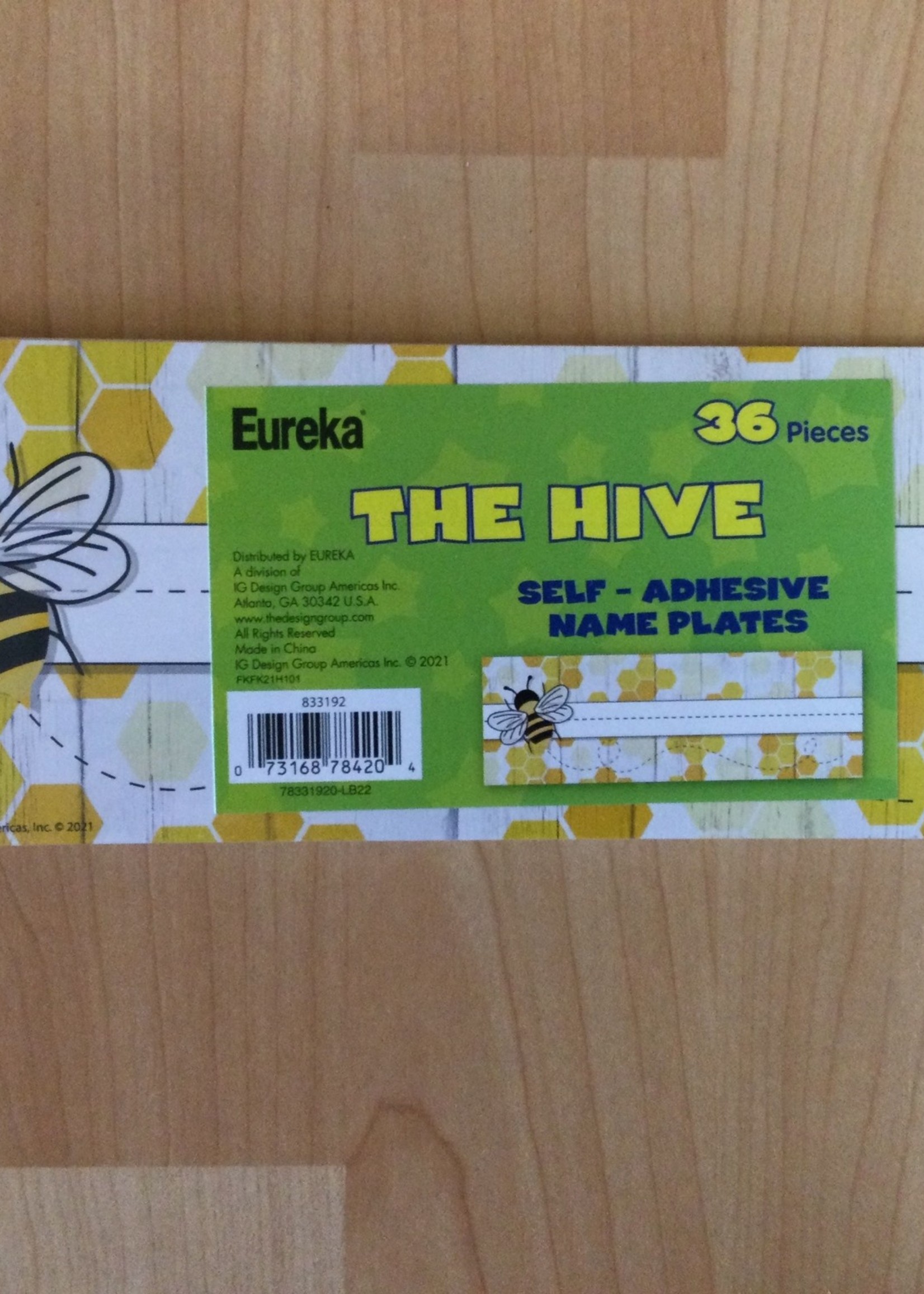 The Hive Self-Adhesive Name Plates