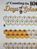 The Hive 100 Days Mini Bulletin Board Set