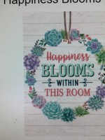 Happiness Blooms Within Poster Rustic Bloom Happiness Blooms Within Poster
