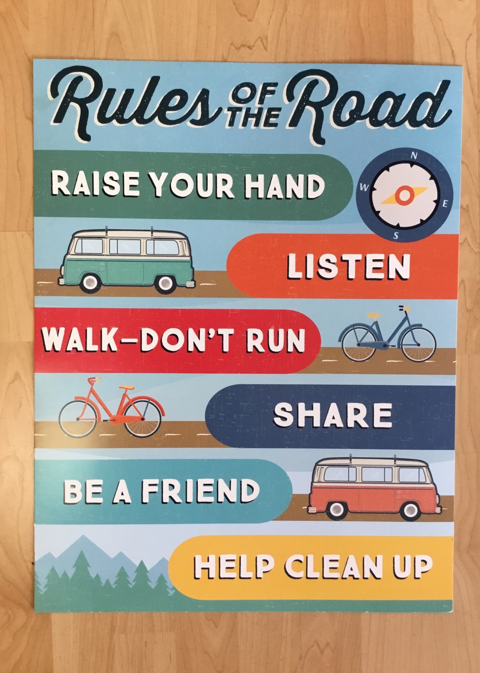 Adventurer Rules of the Road Chart