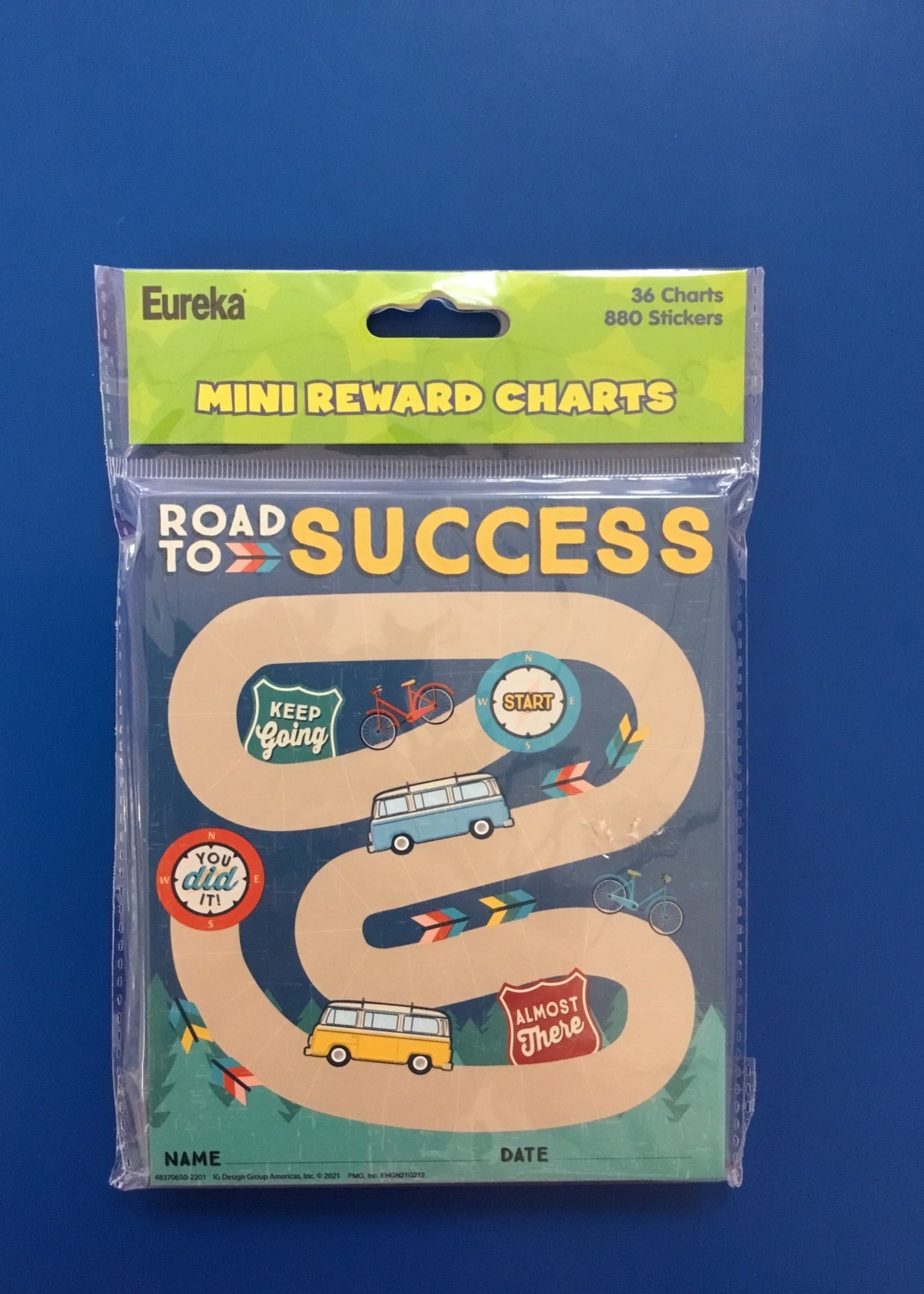 Adventurer Mini Reward Chart w/stickers (36)