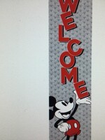 Throwback Mickey Mouse Welcome Banner