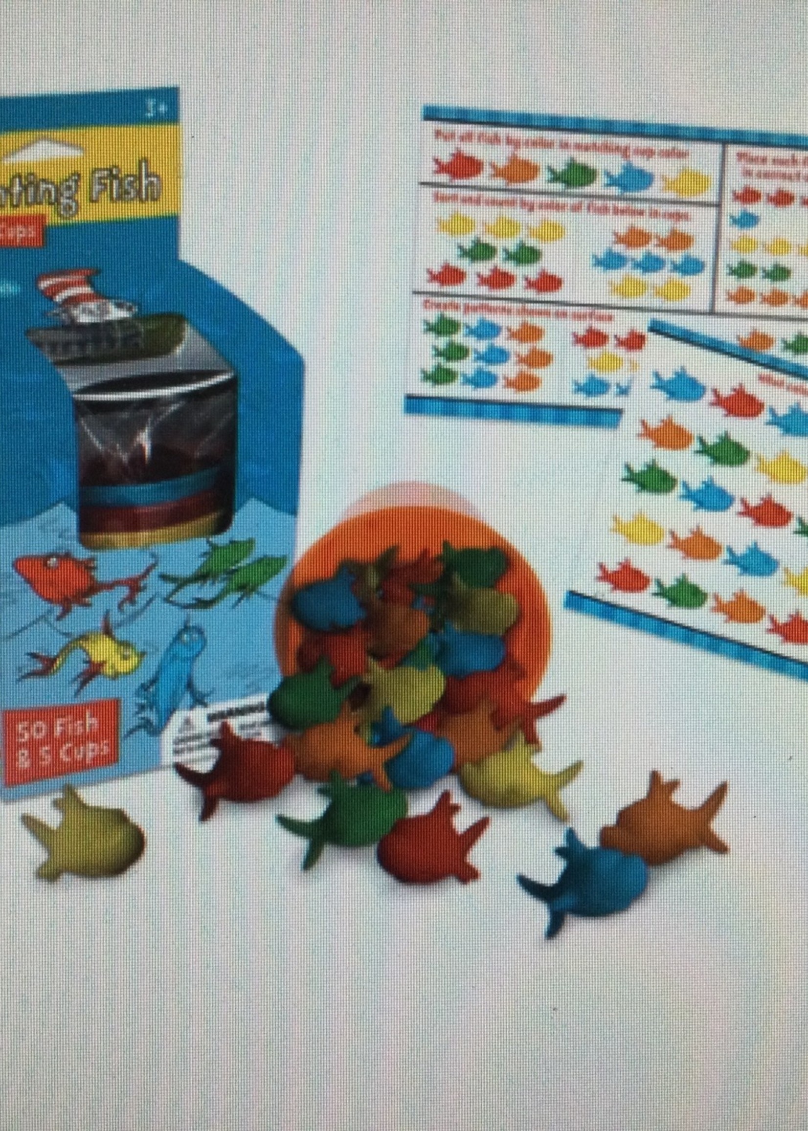 Dr. Seuss 50 Counting Fish w/Cups