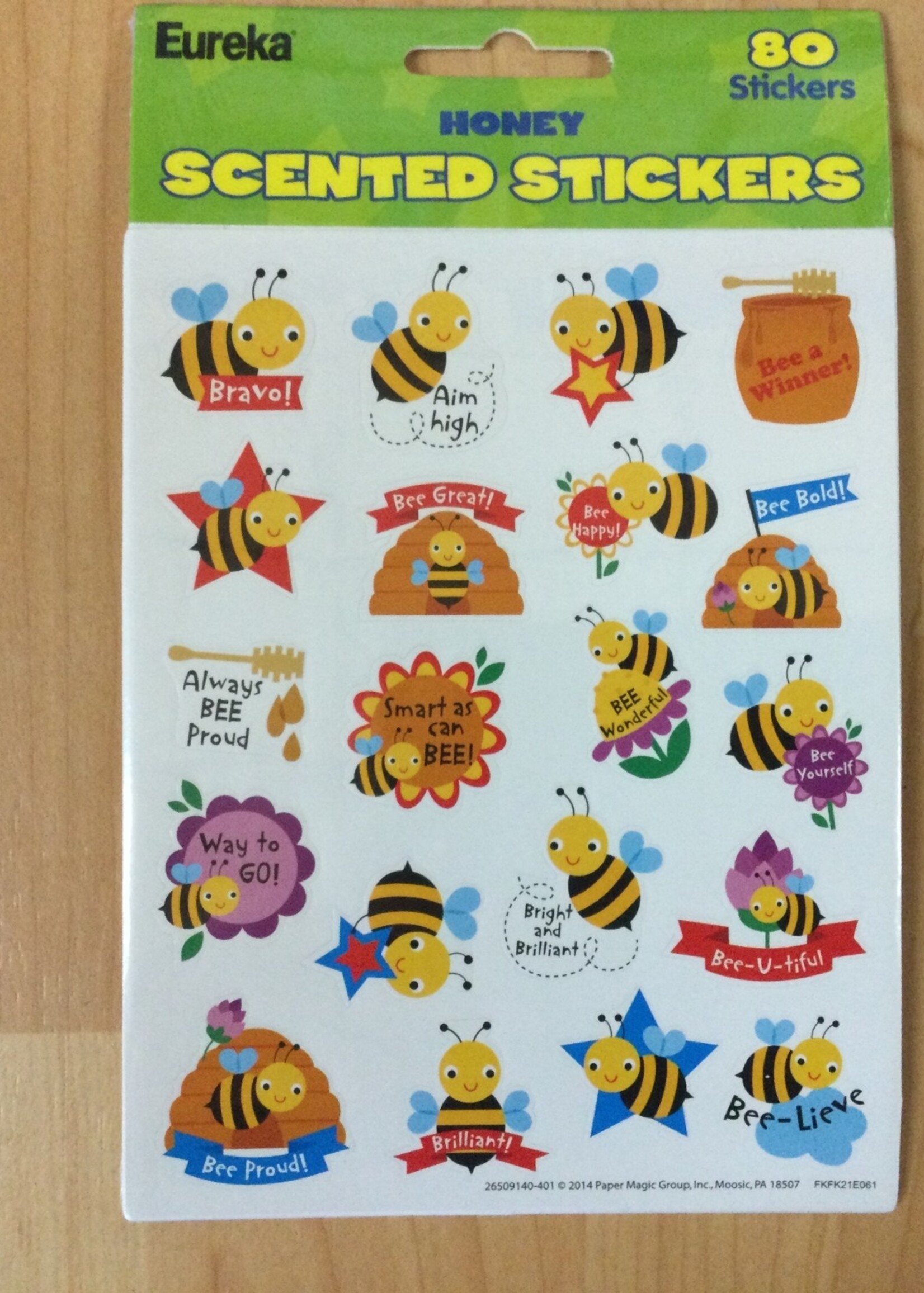 Honey Scented Stickers (80)