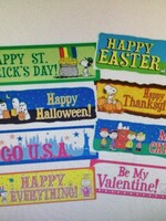Peanuts Year of Holidays Mini Bulletin Board Set