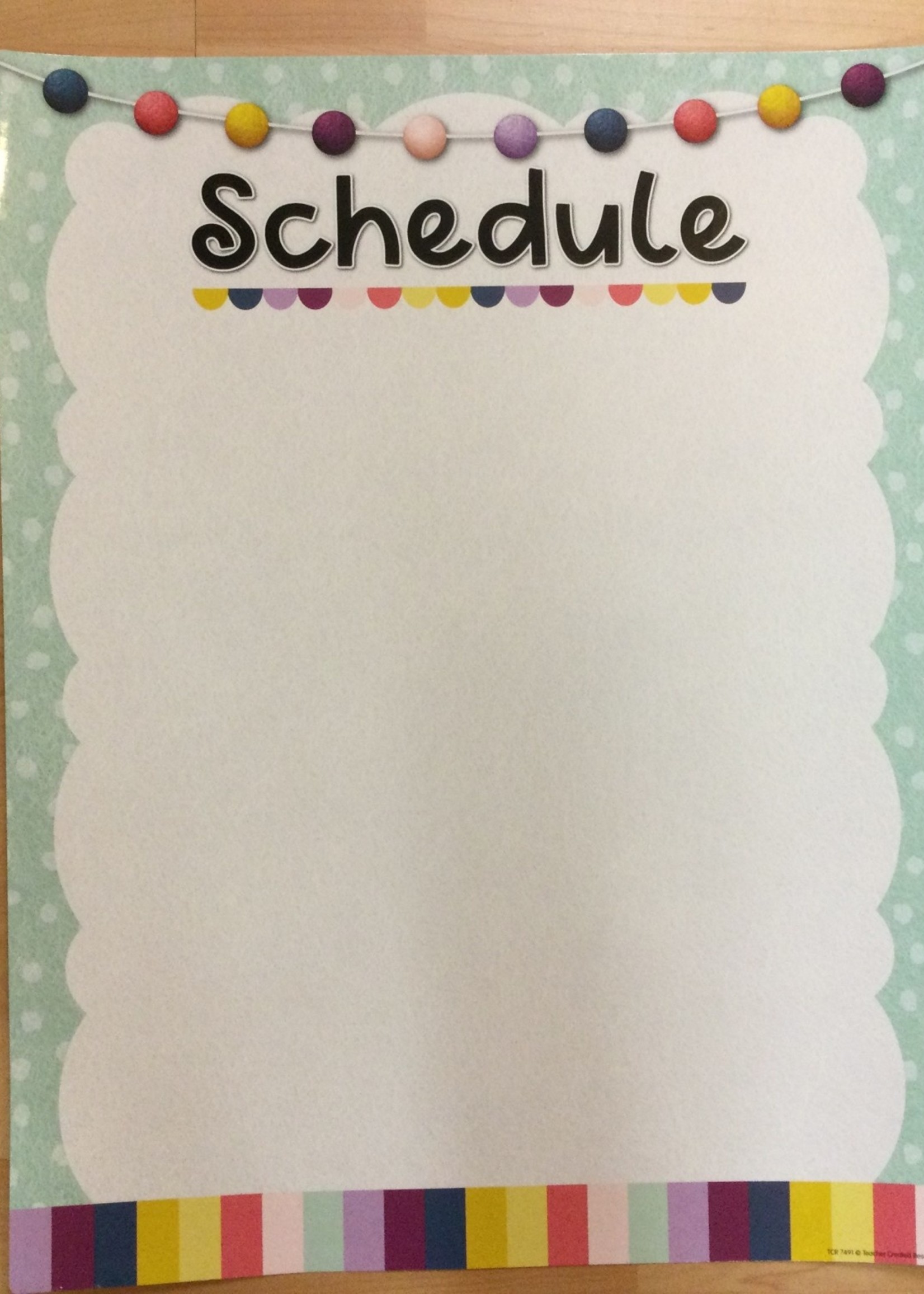 Oh Happy Day Schedule Chart Oh Happy Day Schedule Chart