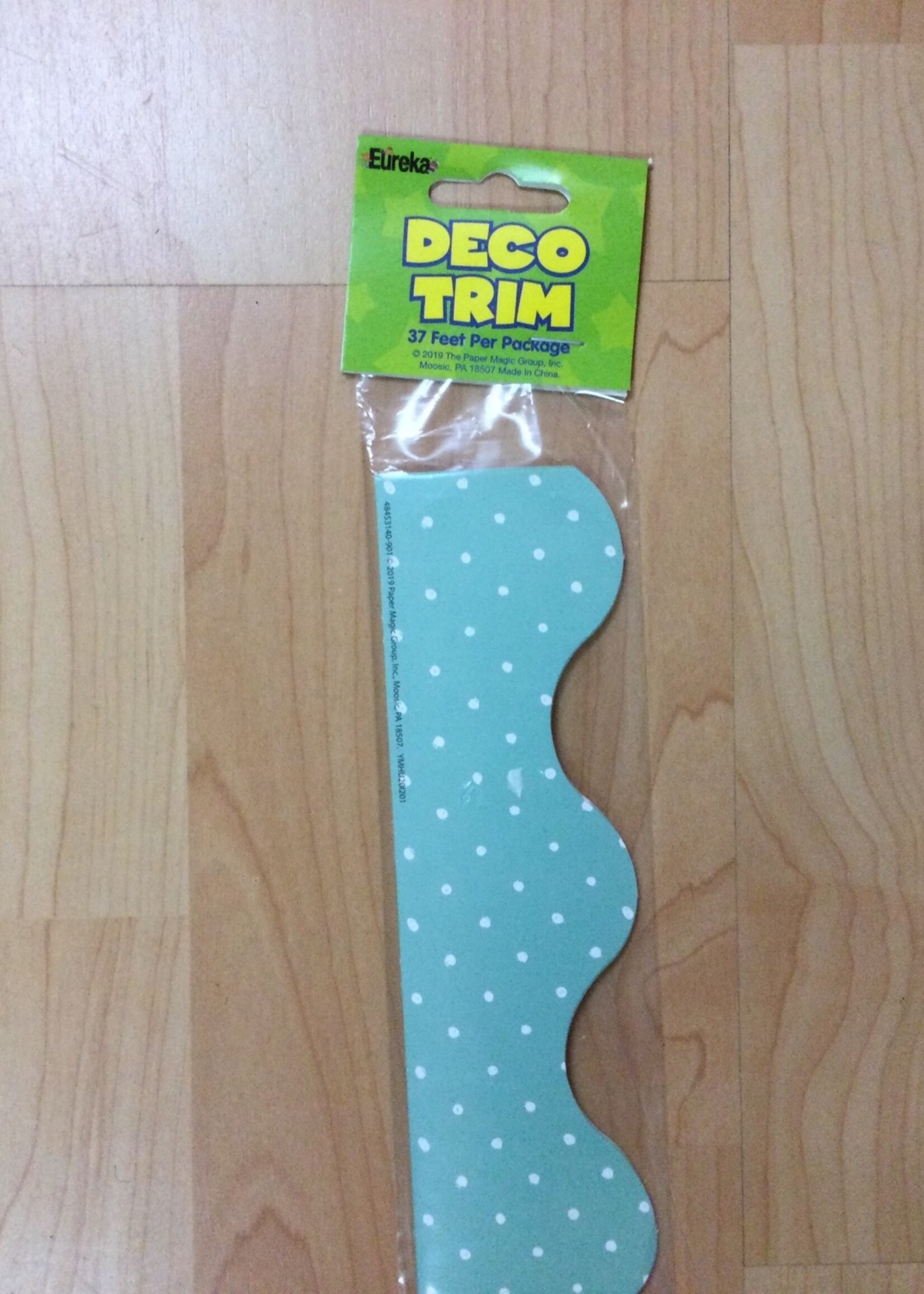 Sassy Teal Polka Dot Border Sassy Teal Polka Dot Border