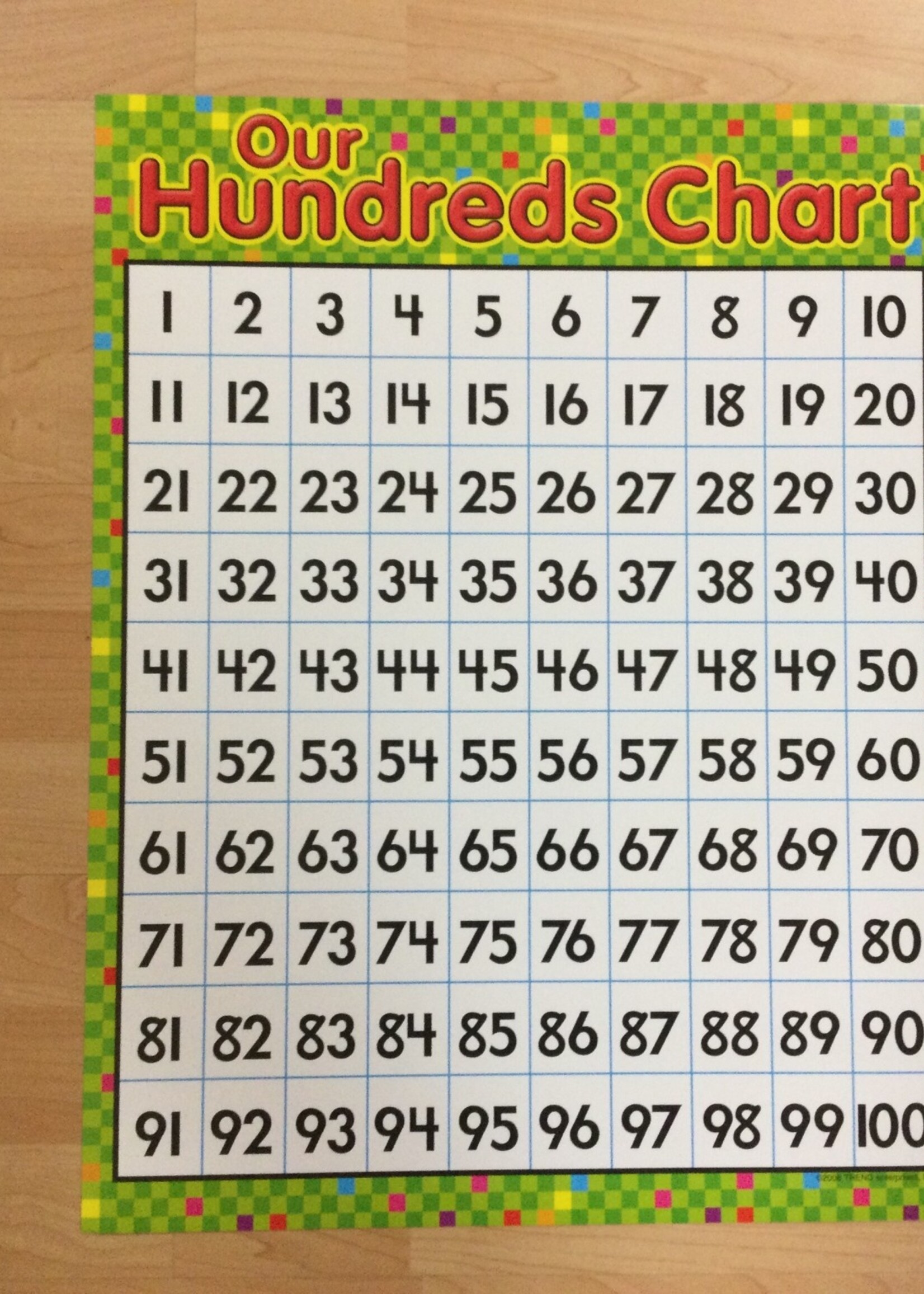 Our Hundreds Chart Our Hundreds Chart