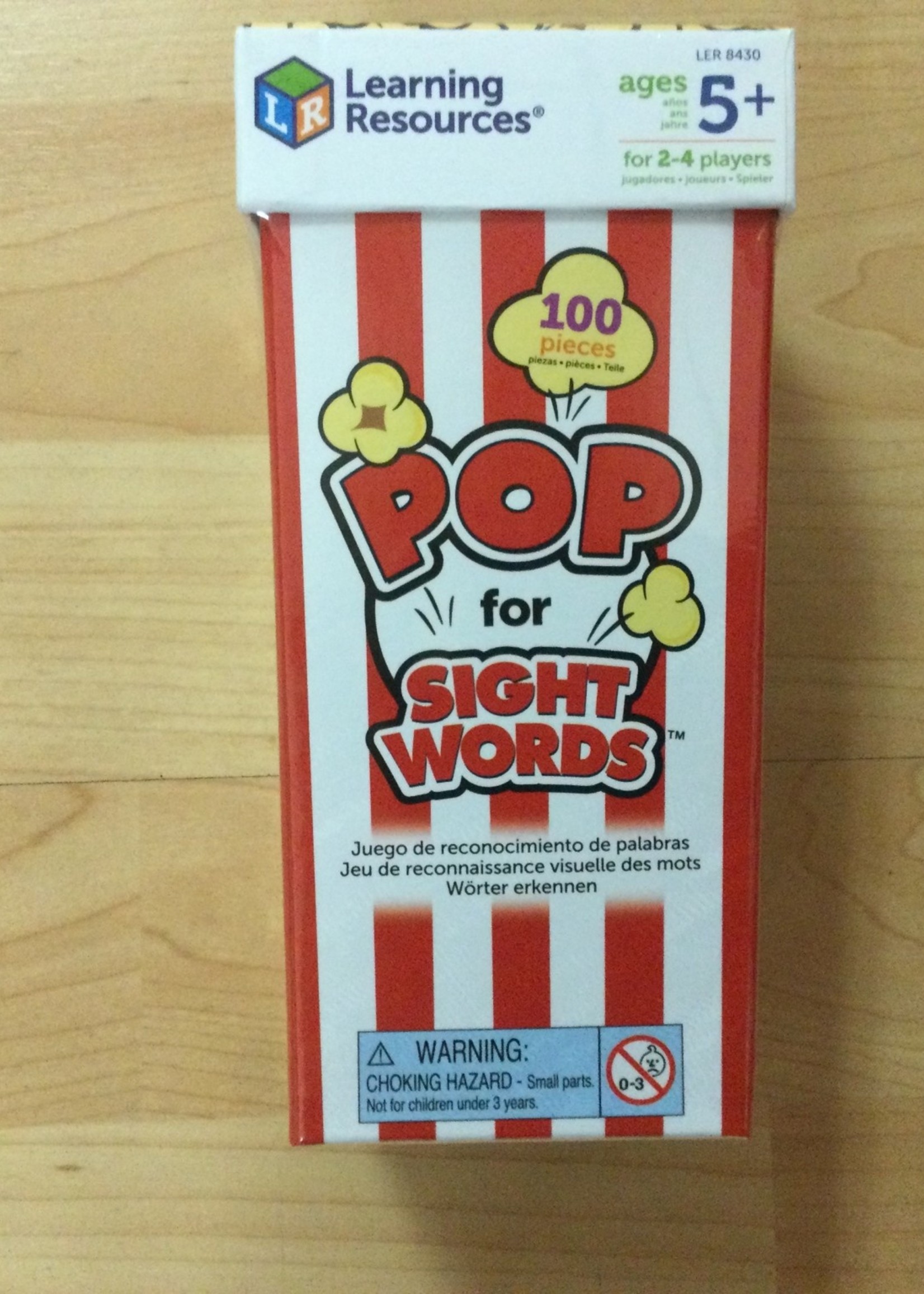 Pop for Sight Words Game 100pc