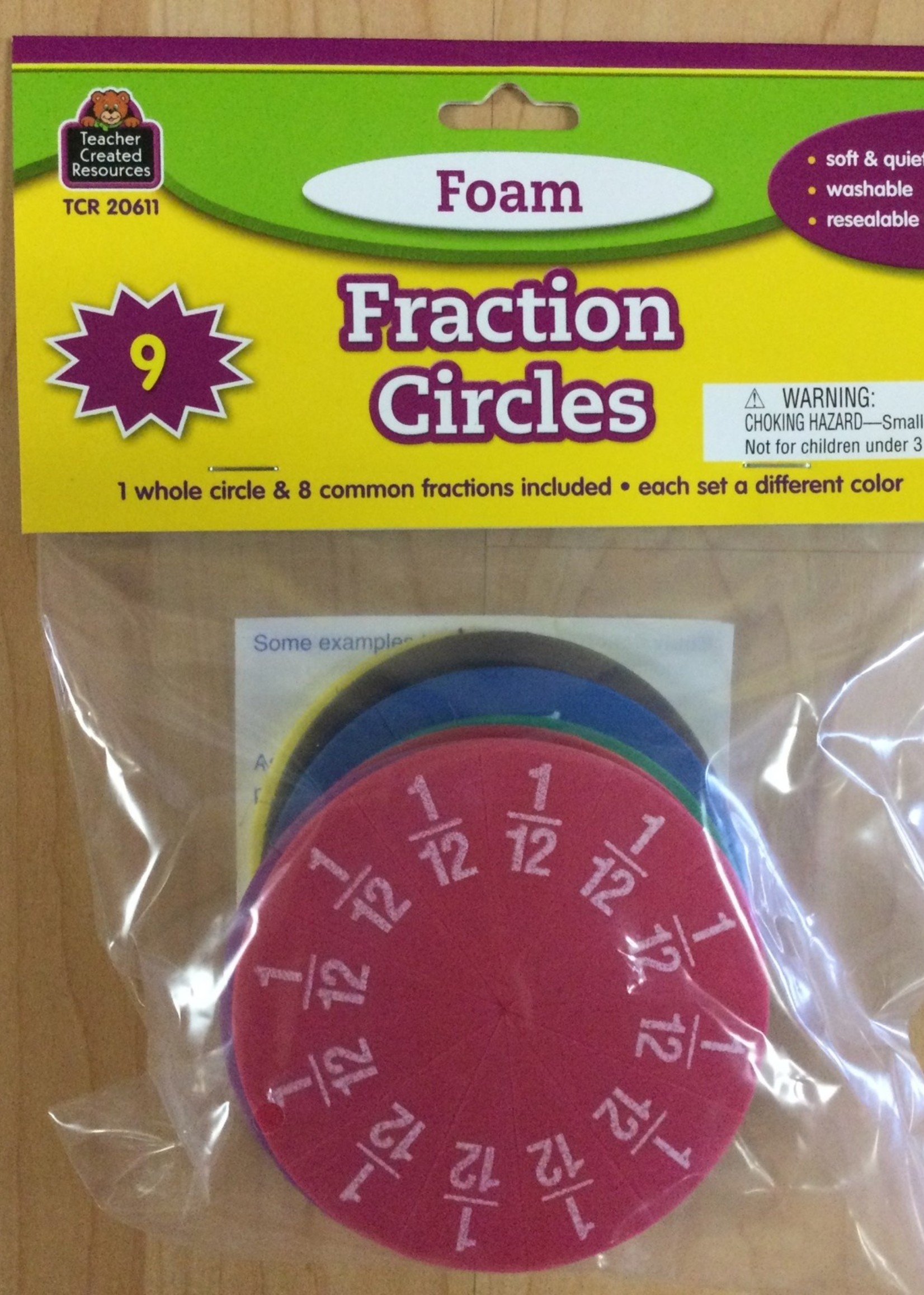 Foam Fraction Circles