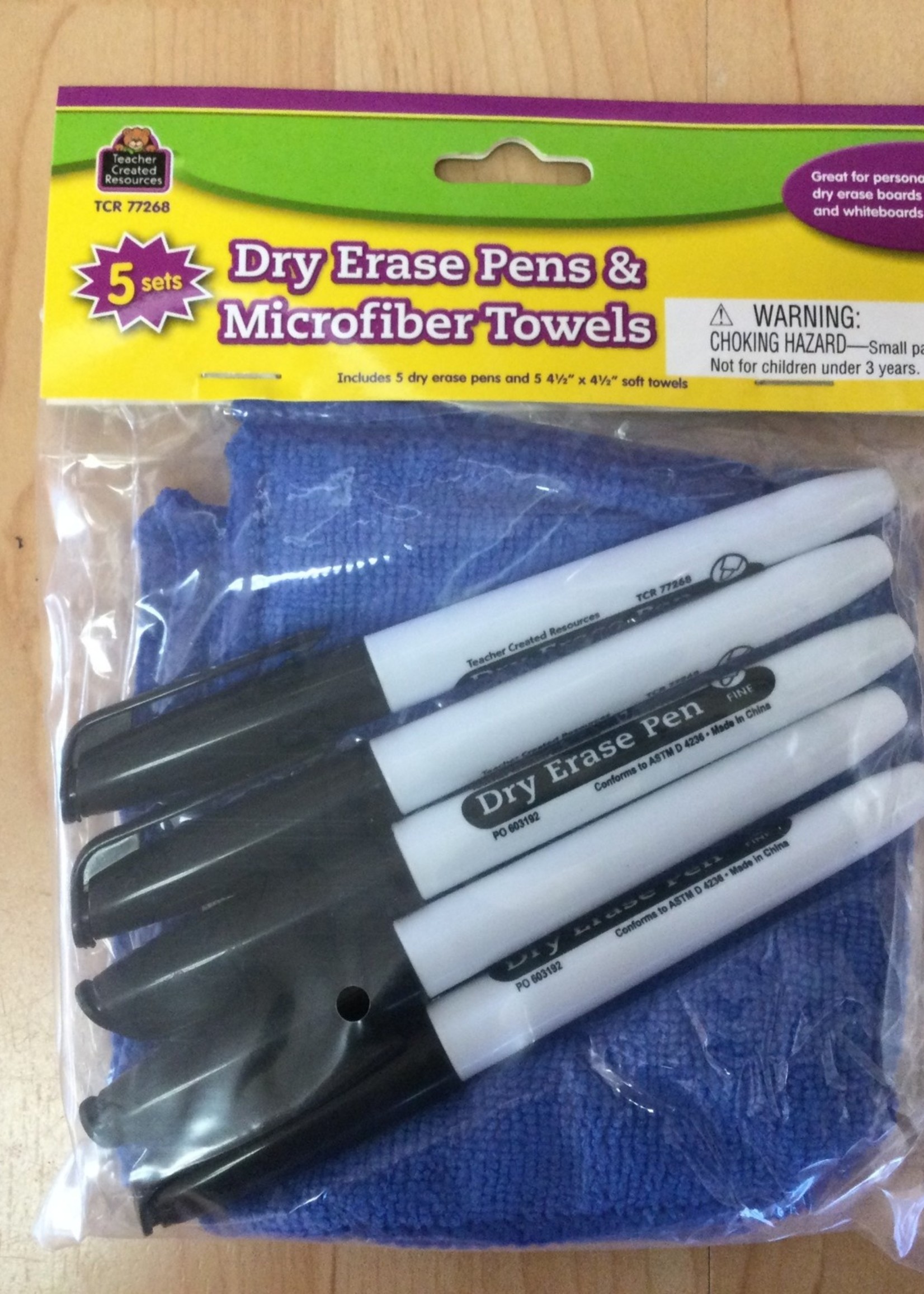 Dry Erase Pens & Microfiber Towels Set - School Spot