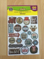 Home Sweet Classroom Winter Stickers 120pc
