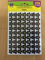 Chalkboard Brights Stars Stickers 378pc