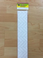 Modern Farmhouse White Herringbone Border 35'
