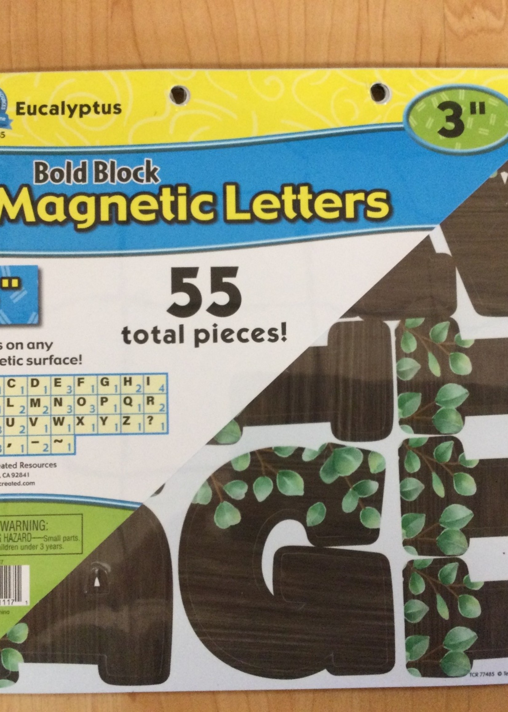 Eucalyptus Magnetic Letters