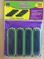 Chalkboard Brights Labels Chalkboard Brights Non-Adhesive Labels 120pc