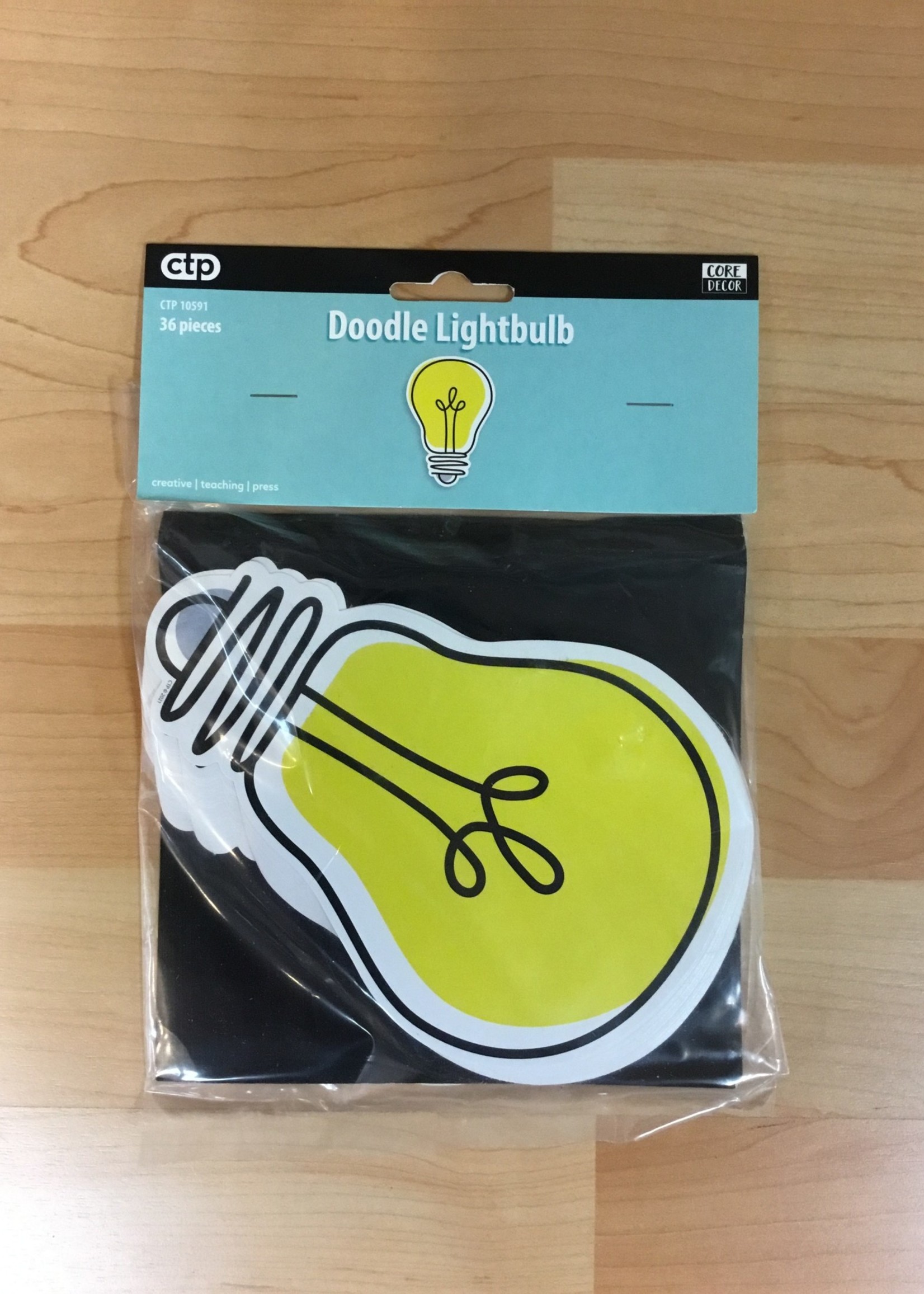 Doodle Lightbulb Cutouts